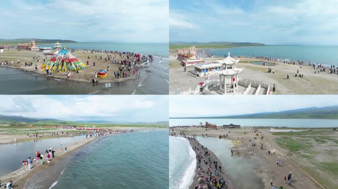 青海湖黑马河景区航拍 御3拍摄