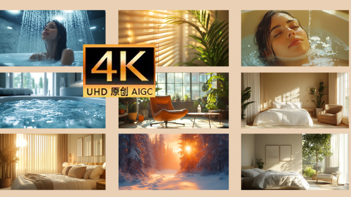 温馨的房子 日落氛围 家居 室内温暖的家