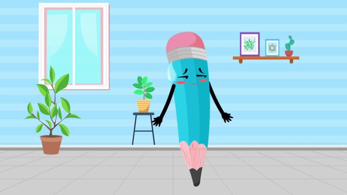 铅笔卡通人 铅笔人MG 动画人铅笔