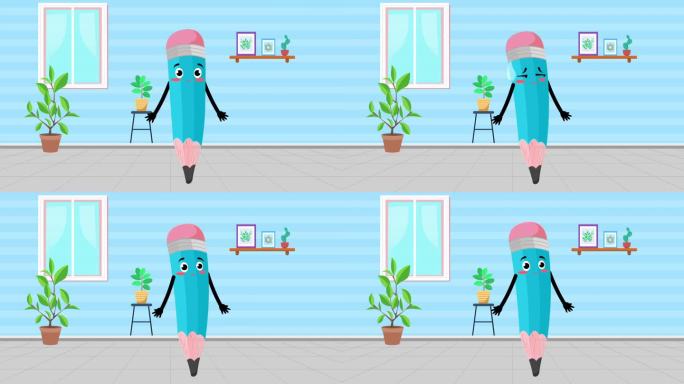 铅笔卡通人 铅笔人MG 动画人铅笔