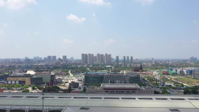 丹阳站中国丹阳国际眼镜城航拍