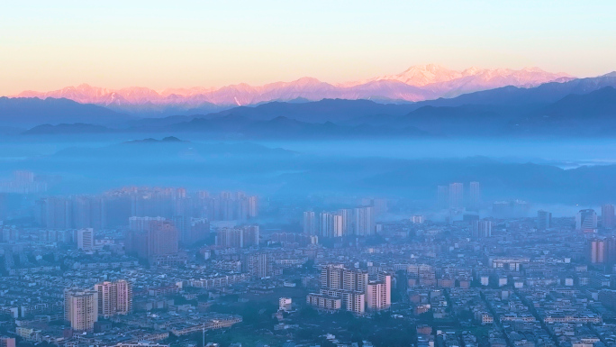 雪山大邑县城风光合集