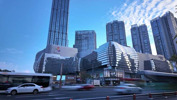 4k龙湖天街龙湖上城天街延时