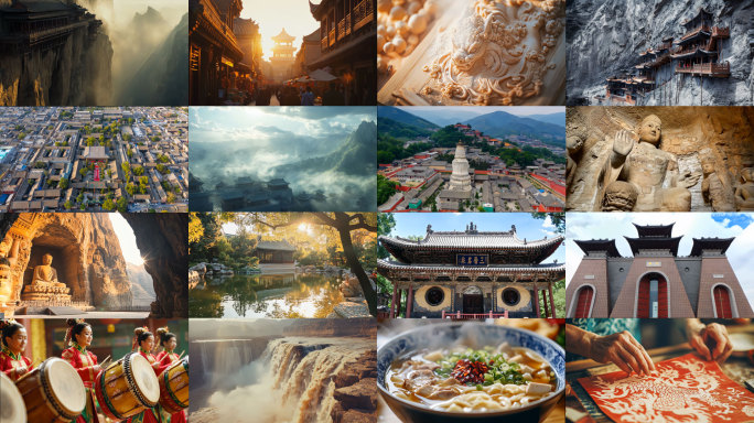 4K高帧率山西旅游宣传素材合集