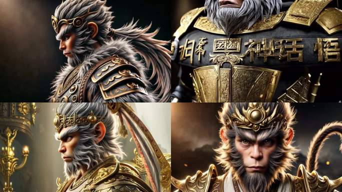 中国神话 黑神话 +悟空 +大闹天宫