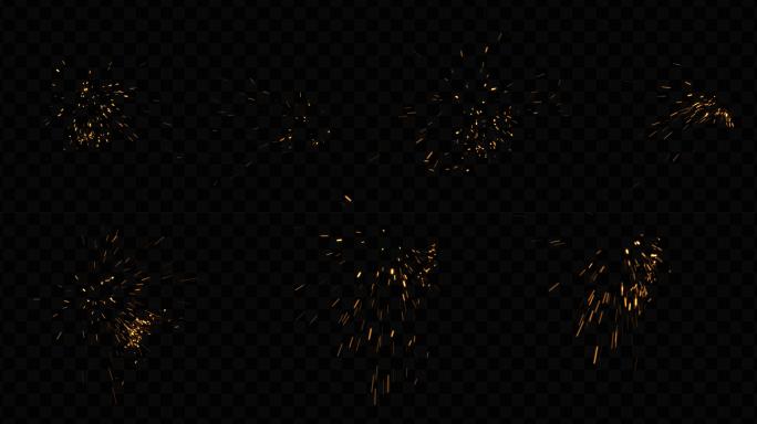 9组火花素材_Alpha