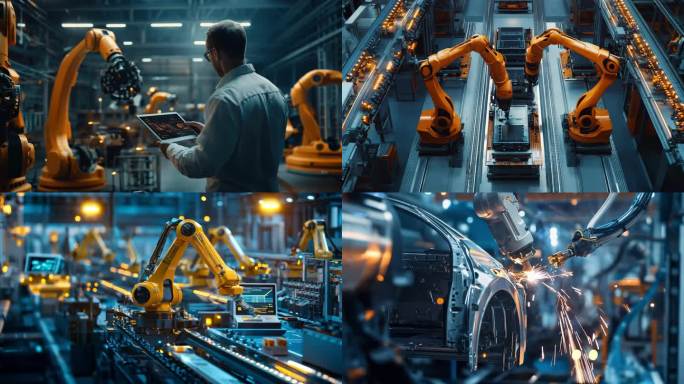 【科技合集】自动化科技智慧机械臂生产线