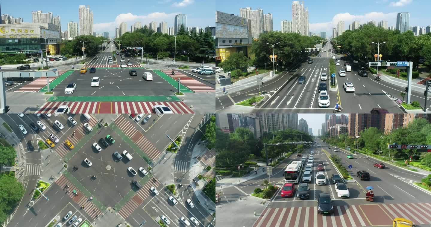 城市交通航拍