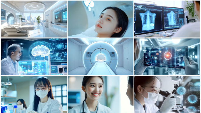 智慧医疗医学研究生物科技实验室