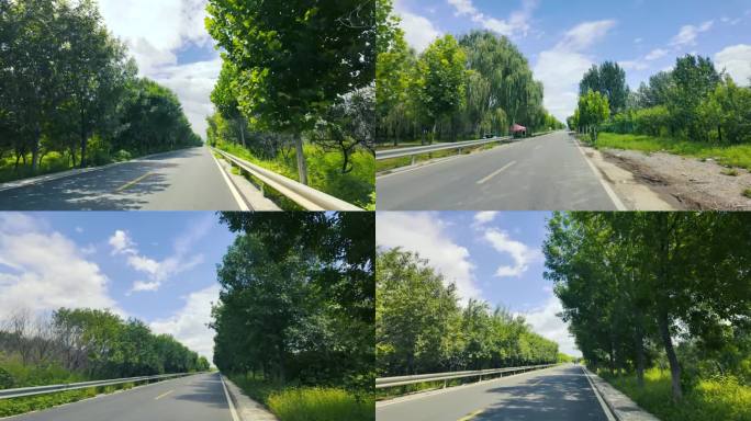 【4k】乡村道路行驶