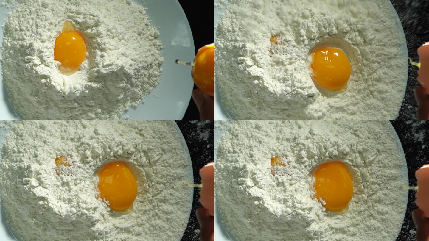 蛋糕制作流程-鸡蛋面粉