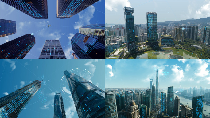 【原创】科技互联网城市-特效模板