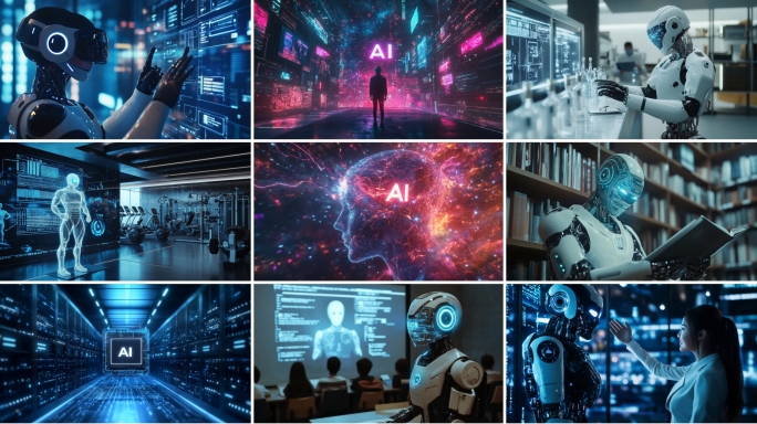 AI人工智能科技创新智慧未来科技机器人