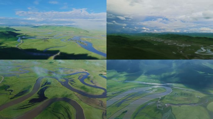 漫泽塘湿地公园航拍