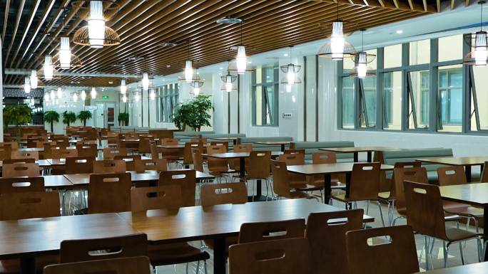 食堂餐厅空镜
