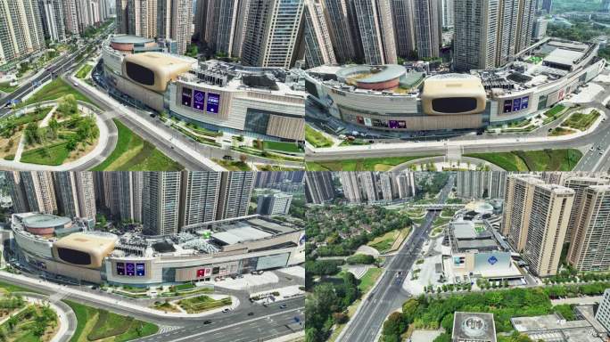 成都天府新区航拍4K和悦广场