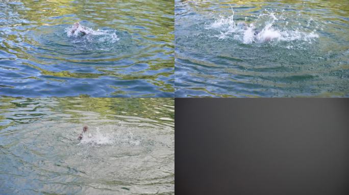 溺水 溺水的人 落水求救身亡求救夏季游泳