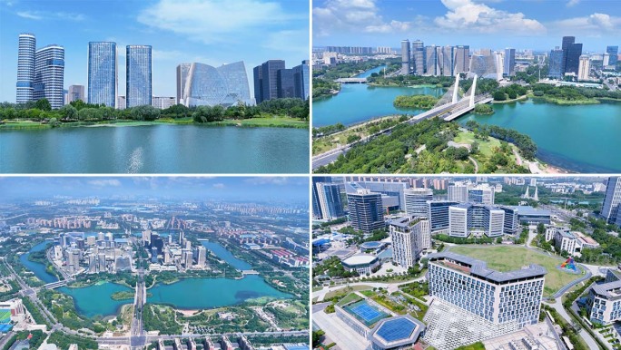 郑州龙子湖公园航拍