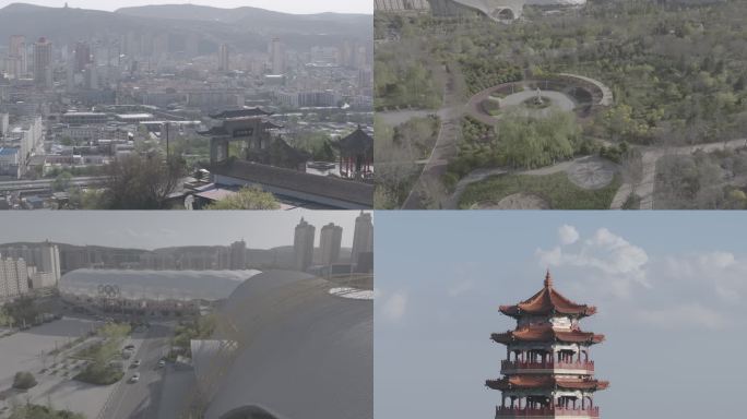 定西市城市航拍素材大合集