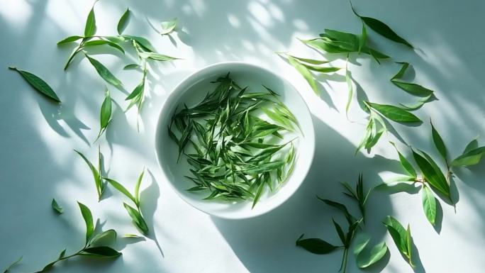 茉莉花茶泡茶 茉莉清香 唯美 大自然