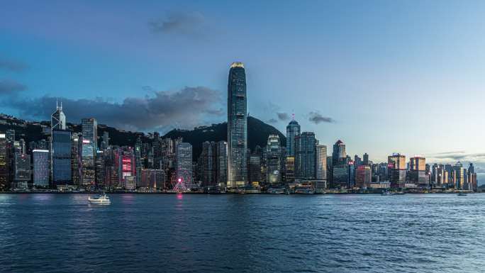 香港维多利亚港延时合集