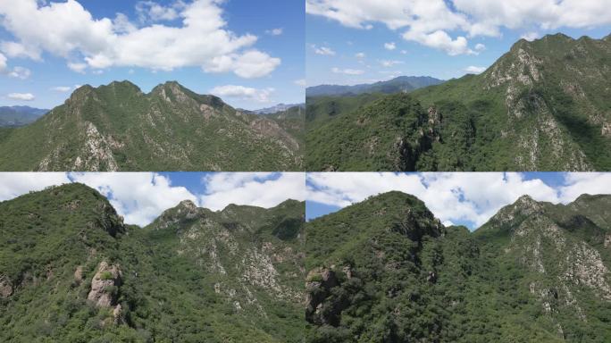 北京门头沟区东灵山景区航拍