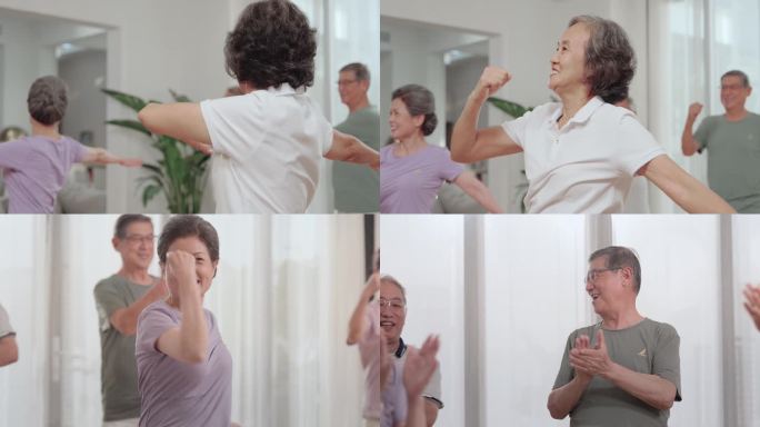 老人锻炼身体
