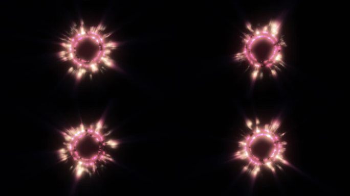 摘要暖光环形成环背景