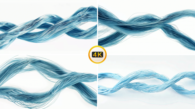 纤维制成 柔软线条 光滑质感 线细节图