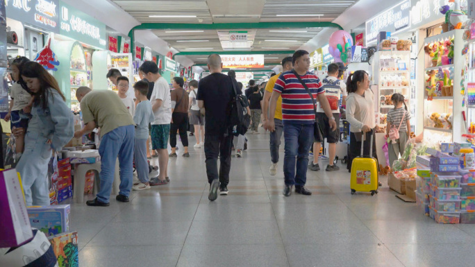 义乌国际商贸城市场人流