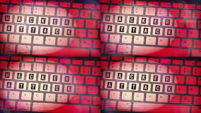 键盘和黑客攻击的警告
