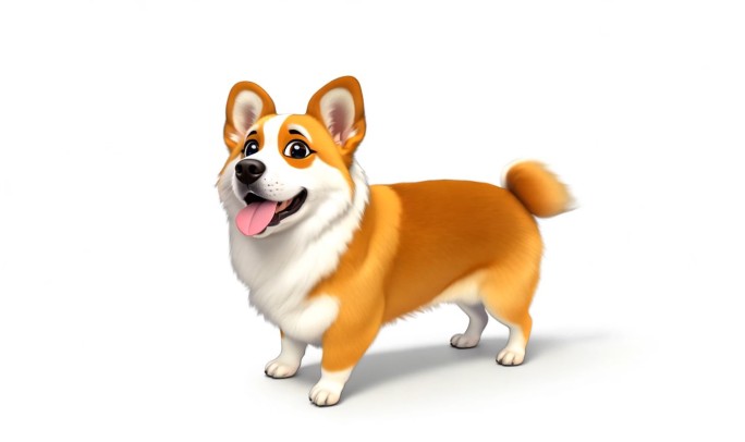 柯基犬动画  卡通柯基  卡通宠物狗