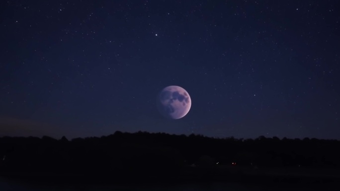 月亮变化阴晴圆缺斗转星移