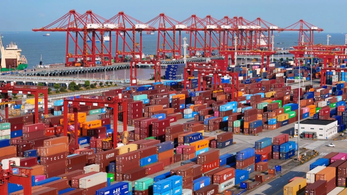 港口码头全景4分钟合辑