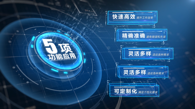 科技文字分类展示