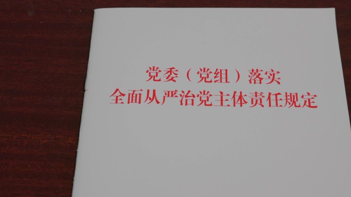 党委党组落实全面从严治党主体责任规定
