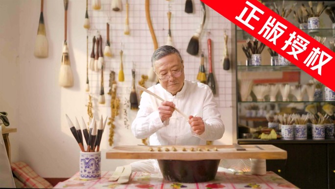 毛笔制作 传统毛笔古法制作