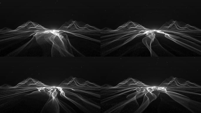 粒子河流山脉AE工程