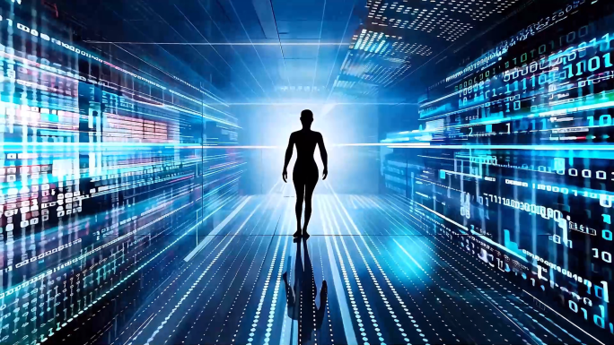 科技 AI人工智能机器人创意片头