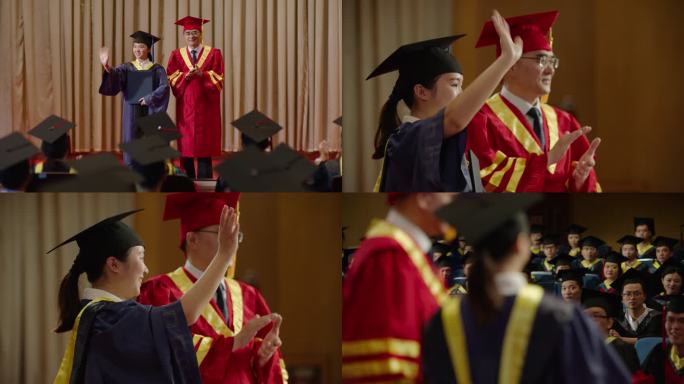 大学生毕业生毕业典礼授位仪式