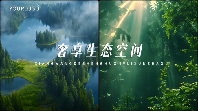 地产时尚分屏创意片头