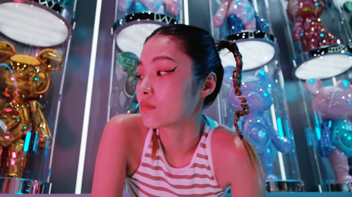 女孩时尚潮流个性视频