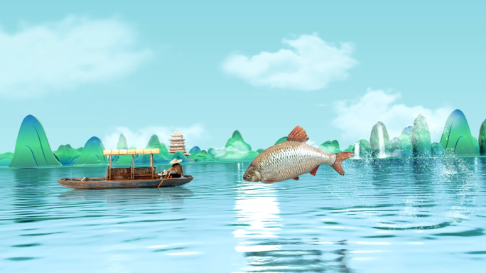 新农村国风山水片花