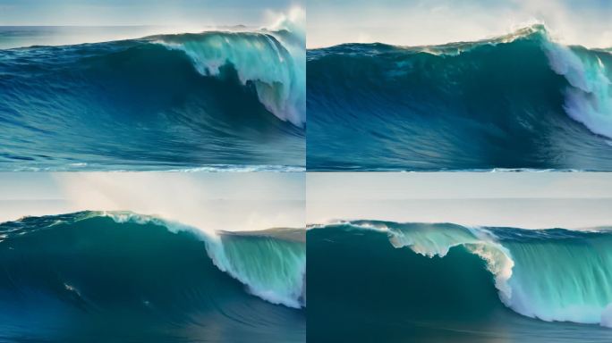 海浪 海浪翻滚 浪花镜头