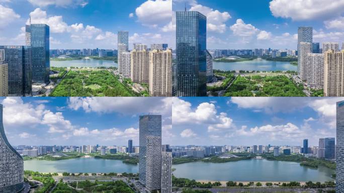 合肥天鹅湖延时