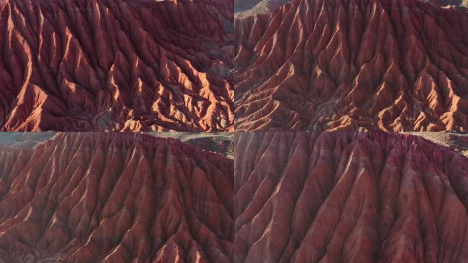 多彩丹霞地貌抽象艺术高清短视频素材