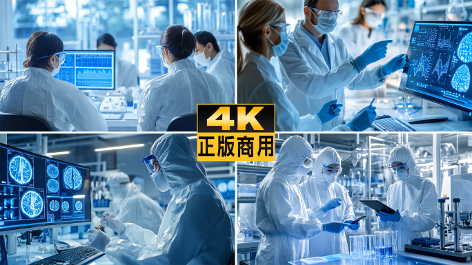 实验室科研人员研发团队研究研发科技创新