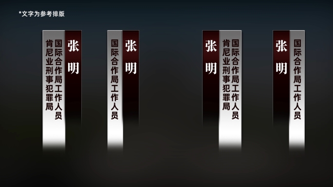 专题人名条