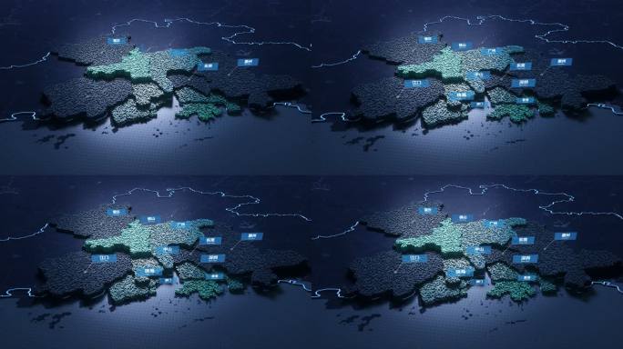 广东粤港澳大湾区板块地图