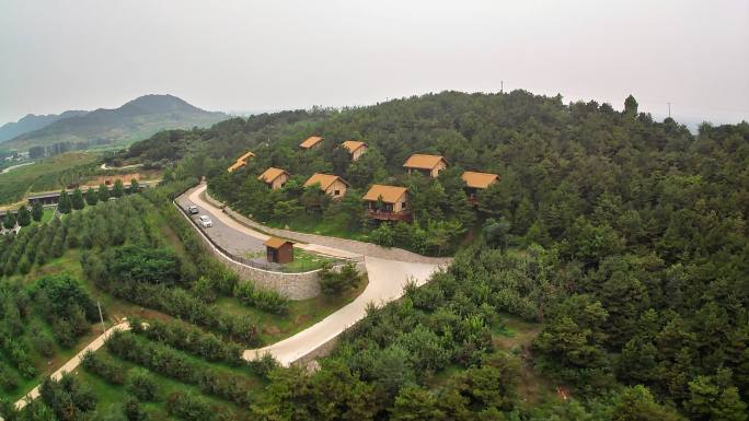 景区山上的树屋民宿